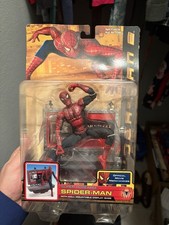 ToyBiz Marvel Spiderman 2 super poseable Spiderman with wall mountable display