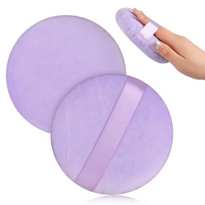 Setting Powder Puffs Large Washable Round Makeup Sponge Applicator for Face