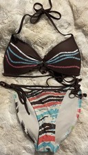 Vintage 1980's Body Glove Bikini 2 Piece Swimsuit Waves Size Small Rare