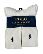 Polo Ralph Lauren Men's 6-Pairs Classic Sport Half Cushion Socks Sock size 10-13
