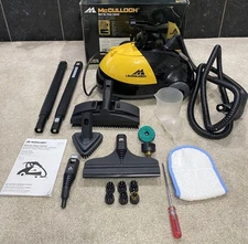 McCullough Mc1275 Heavy Duty Steam Cleaner with Accessories and Attachments Used