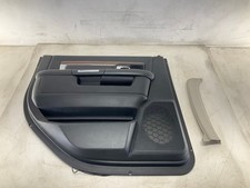 13-18 Dodge Ram 1500 Laramie Rear Left Door Panel W Fixed Glass Trim Oem