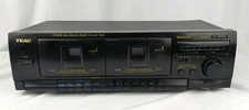 TEAC W-505R Dual Cassette Deck with Auto Reverse, Hi Speed Dubbing