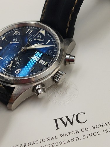IWC Chronograph Pilot Watch Fliegeruhr Ref 3706 3093098 Boxed Paperwork Working - Picture 7 of 20