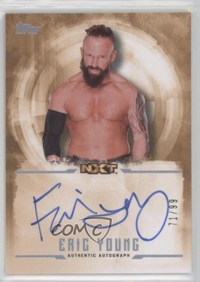 2017 Topps WWE Undisputed Bronze 71/99 Eric Young #UA-EY Auto 9aj