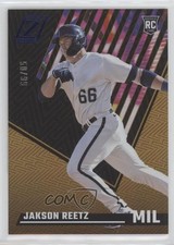 2022 Panini Chronicles Zenith Blue 50/99 Jakson Reetz #6 0u72