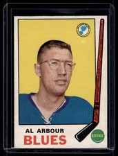 1969-70 O-Pee-Chee Hockey Al Arbour. #178