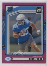 2024 Panini Donruss Rated Rookie Optic Preview Pink Prizm Sione Vaki #332 g0d