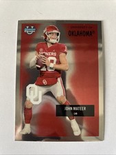 2025 Bowman University Chrome - 1955 Bowman Football John Mateer #55AV-12 (RC)
