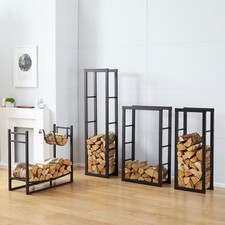 Sturdy Firewood Log Rack for Weather-Resistant Outdoor Wood Storage