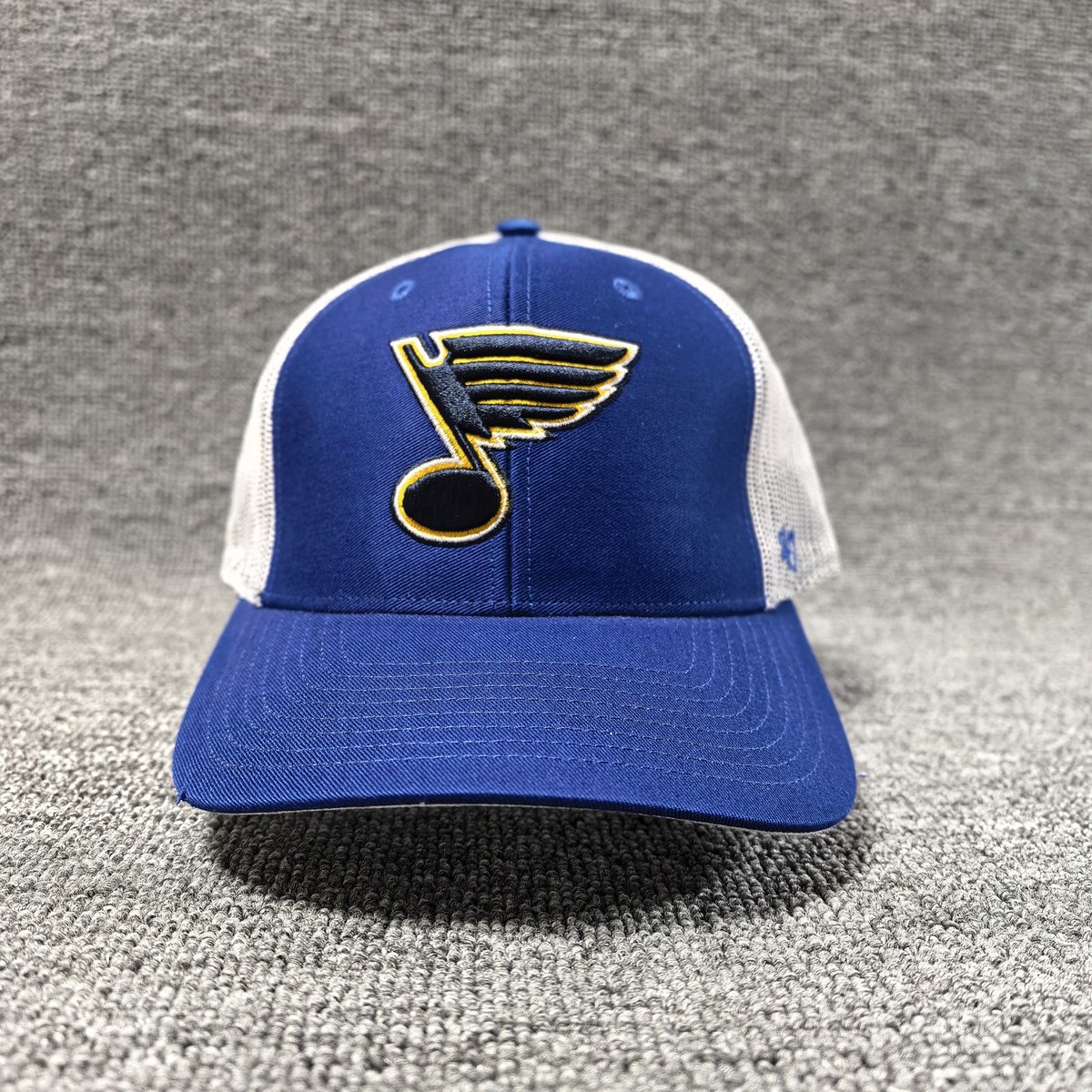 47 Brand St. Louis Blues NHL Trucker Snapback Hat Cap Blue White