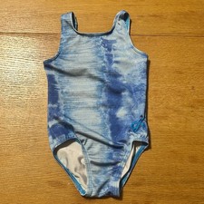 GK blue tie dye leotard childXS
