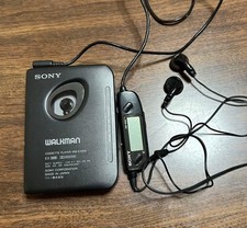  Junk SONY WM-EX909 Walkman Cassette Player Dolby B NR w/Remote  From JAPAN