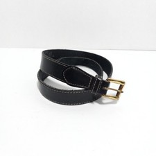 GAP Genuine Leather Belt size XS Small, Black Classic Career Academia Retro VGUC