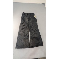 Arctix Kids Snow Pants Cargo Insulated Black Size M 10/12 Ski Snowboard NWT