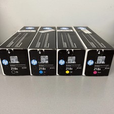 HP 218X High Capacity Complete Toner Set KYCM for LaserJet Pro 3201dw MFP 3301
