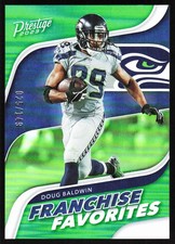 2023 Panini Prestige Franchise Favorites Xtra Points Green Doug Baldwin 025/149