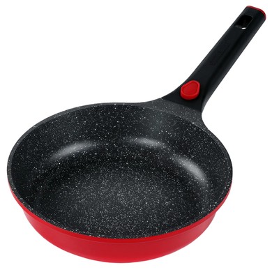 STONELINE SMART Bratpfanne 24 cm, Pfanne Aluguss, Abnehmbarem Griff