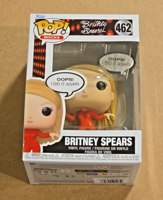 Funko Pop! Rocks Britney Spears #462 OOPS! I Did It Again Vinyl Figure