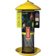 Stokes Select 13 In. 1 Lb. Capacity Yellow Finch Screen Feeder 38115 Stokes