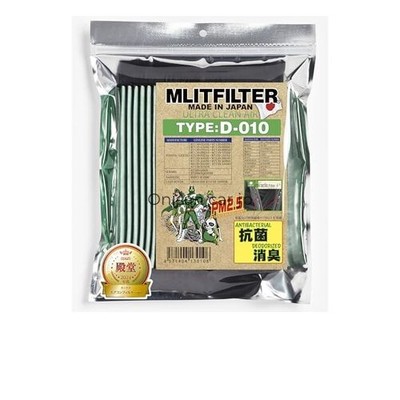 MLITFILTER D-010 Air Conditioner Filter for    and  Vehicles Pollen Protection