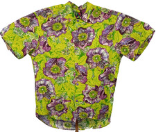 Vintage JAMS World Hawaiian Shirt Mens Floral M Aloha SS Rayon