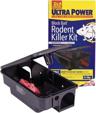 The Big Cheese Ultra Power Block Bait Rodent Killer Kit Refillable Bait Station