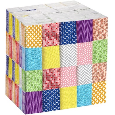 Thenshop 400 Packs Travel Tissues Bulk Geometric Designed Pocket Size Tissues 3