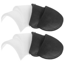 4 Pairs Reusable Sponge Shoulder Pads for Women Breathable Anti Skid Enhancer