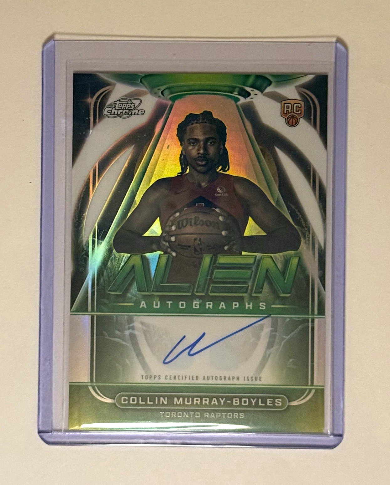 2025-26 Topps Cosmic Chrome Collin Murray-Boyles Rookie Alien Autographs #AA-CMU