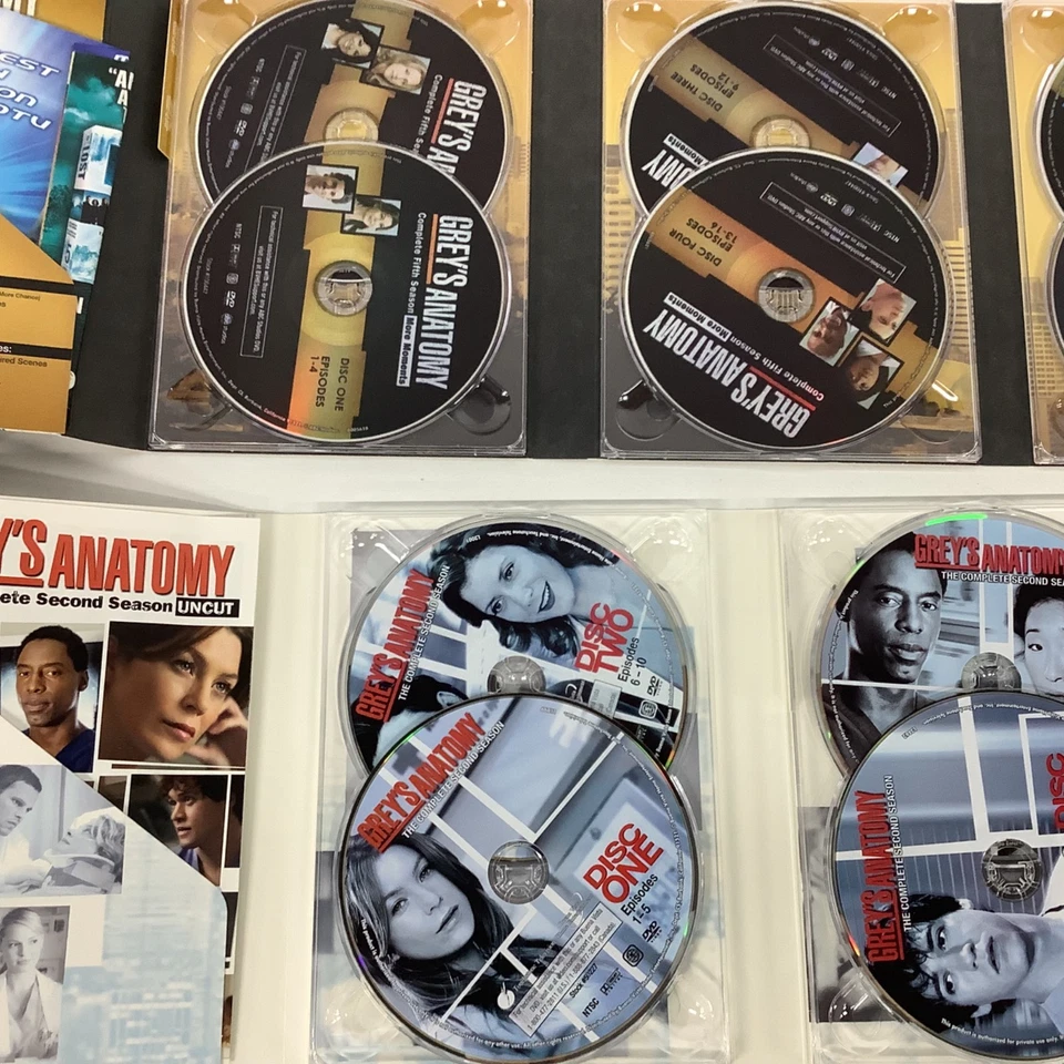 Grey's Anatomy The Complete Second and Fifth Season DVD's (158) #333 - Image 4 of 4