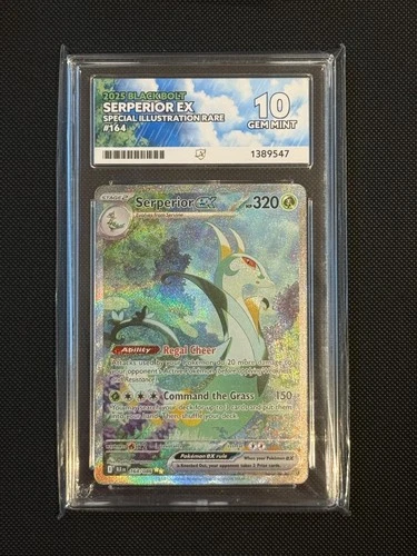 2025 POKEMON SERPERIOR EX #164 CARD BLACK BOLT ACE 10