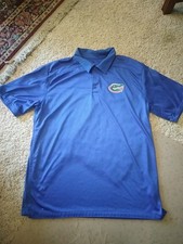 Nike Dri-Fit Florida Gators 2013 Team Issued Blue Polo Shirt 27628X-FG1 LARGE