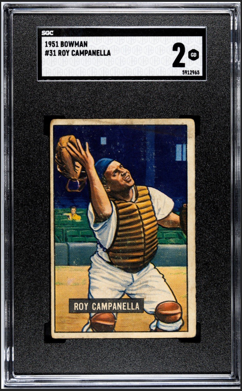 1951 Bowman # 31 Roy Campanella SGC 2