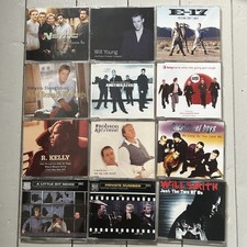 Job Lot 12 x Cd Singles Various Artists Boy Bands Solo Male Singers 90’s 2000’s