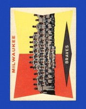 1960 Topps Set-Break #381 Milwaukee Braves Team EX-EXMINT *GMCARDS*