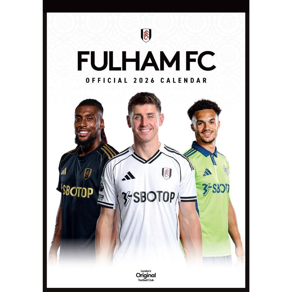 Fulham FC 2026 A3 Wall Calendar Official