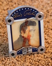 American Greetings Elvis Presley Jukebox Music Hologram Ornament Blue Christmas