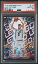 2024 BOWMAN UNIVERSITY BEST LET'S GO LG1 COOPER FLAGG PSA 10