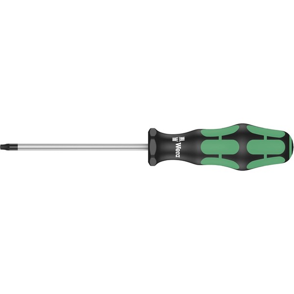 Wera 367 Schraubendreher TX20/100 Mm Torx Schraubenzieher LäNge 198 Mm Nicromatt-image