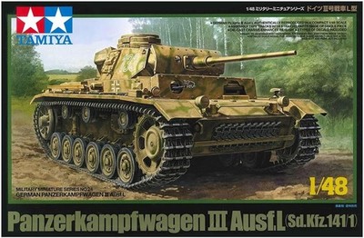 Tamiya 32524 Pz.Kpfw. III Ausf. L 1/48 Scale Plastic Model Kit
