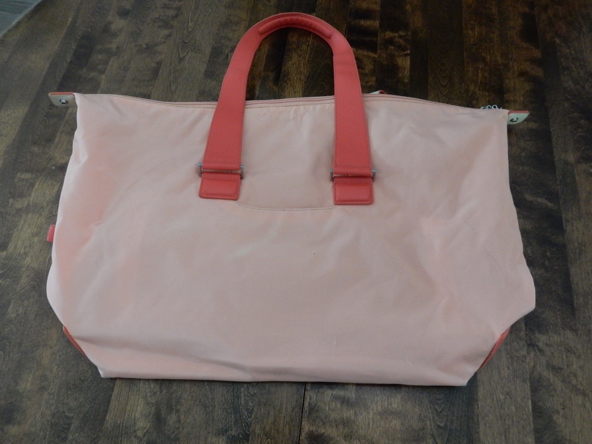 Tumi Peach Large Travel Bag- Overnight Bag With Pouch | eBay