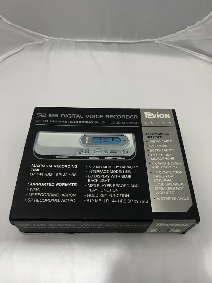 TEVION 512 MB DIGITAL VOICE RECORDER - Image 2 of 4