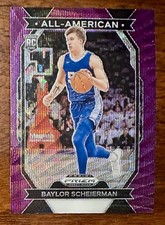 Baylor Scheierman Rookie Card RC 2024 Panini Prizm Draft Picks Purple Wave Prizm