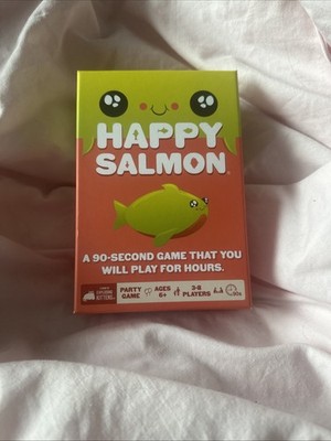 Happy Salmon - Familienkartenspiel von Exploding Kittens 3-8 Spieler Alter 6+ (H12)