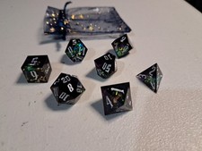 Dungeons and Dragons Dark Purple 7 Piece Sharp-Edged Set "Midnight Violet"