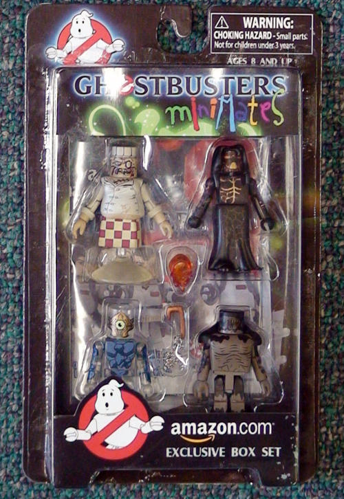 GHOSTBUSTERS MINIMATES GHOST SET AMAZON EXCLUSIVE BOX SET