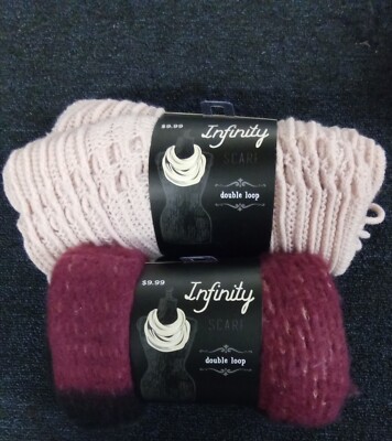 Infinity Scarf Double Loop One Size Fits All