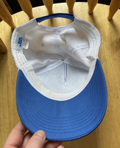 Bud Light Strapback Baseball Cap Hat Blue White Adjustable ONE SIZE FITS MOST - Picture 6 of 7