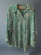 Sumiko Vintage Silk Women’s  Long Sleeves XL Blouse 🌺